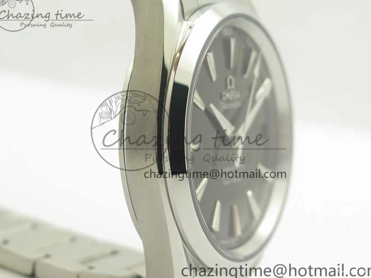 1229 Aqua Terra 150M SS VSF 1:1 Best Edition Gray Textured Dial on SS Bracelet A8500 Super Clone MultiPurpose 8039